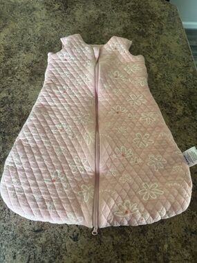 Pink Quilted Floral Baby Sleep Sack - Kids Pajamas